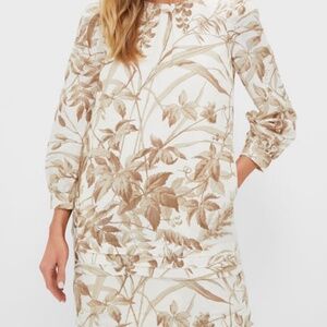 Tuckernuck x Studio McGee Cream Botanical Dune Breeze Linen Hazel Dress NWT